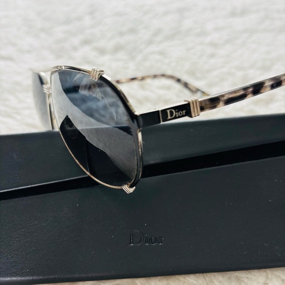 Christian Dior Chicago2 Unisex Gradient Charcoal BlackGunmetal Sunglasses w/case main image 13